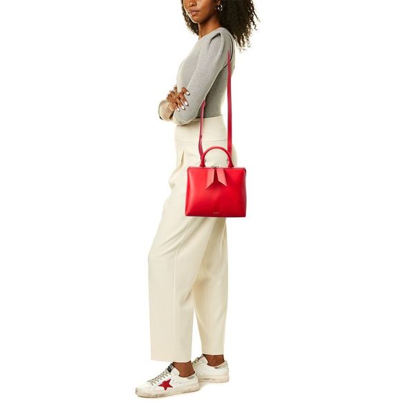 The Attico Monday Large Daytime Leather Satchel - Picture 4 of 4